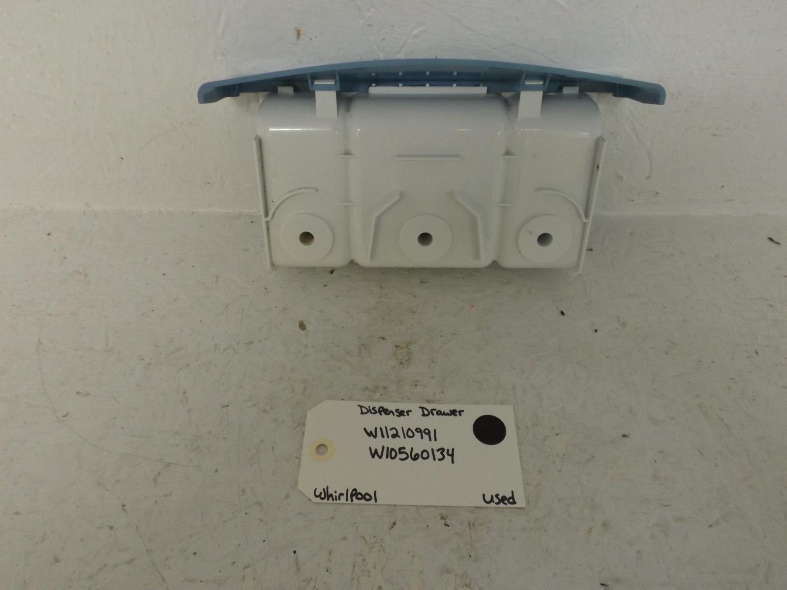 Whirlpool Washer W11210991 W10560134 Dispenser Drawer Used Whirlpool Washer W11210991 W10560134 Dispenser Drawer Used